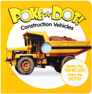 Melissa & Doug Poke a Dot Construction Vehicles Book New