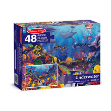 Load image into Gallery viewer, Melissa &amp; Doug Underwater Floor Puzzle - 48 Pieces New