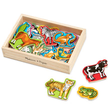 Load image into Gallery viewer, Melissa &amp; Doug Wooden Animal Magnets New