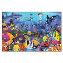 Load image into Gallery viewer, Melissa &amp; Doug Underwater Floor Puzzle - 48 Pieces New
