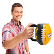 Load image into Gallery viewer, Pittsburgh Steelers Football 24oz. Mug NEW