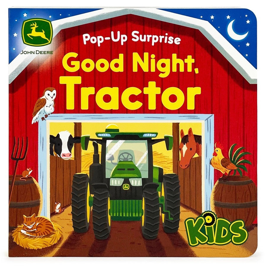John Deere Kids Good Night Tractor Board Book NEW