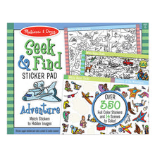 Load image into Gallery viewer, Melissa &amp; Doug Seek &amp; Find Sticker Pad ~ Adventure New
