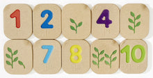 Load image into Gallery viewer, Plan Toys Braille Numbers 1-10 NEW ~ Ages 2+