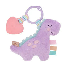 Load image into Gallery viewer, Lilac Dino Itzy Pal™ Plush + Teether NEW!