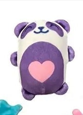 Bubble Stuffed Sensory Squeeze Toy Purple Panda